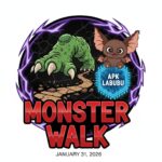 Monster Walk Step Adventure APK gameplay showing step-based exploration and monster battles