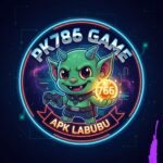 PK 786 Game app home screen showing online casino games and wallet options on Android